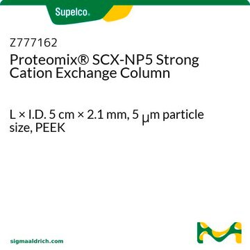 Proteomix&#174; SCX-NP5 Strong Cation Exchange Column L × I.D. 5&#160;cm × 2.1&#160;mm, 5&#160;&#956;m particle size, PEEK