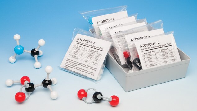 Molymod&#174; molecular model set classroom set, basic organic chemistry