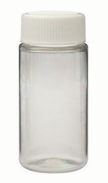 WHEATON&#174; liquid scintillation vial with attached foamed PE lined PP cap lips on vial translucent PET bottle, capacity (20&#160;mL), screw cap