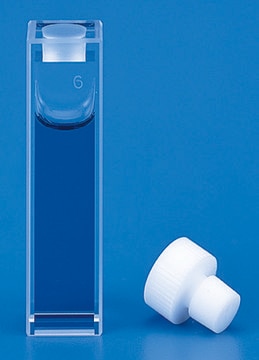 Fluorimeter cuvettes Polystyrene, without stopper