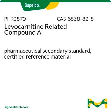 Levocarnitine Related Compound A pharmaceutical secondary standard, certified reference material