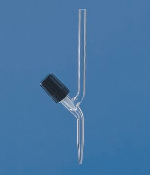 BRAND&#174; needle-valve stopcocks for burettes and automatic burettes with PTFE spindle Straight, for burette capacity 2-10 mL