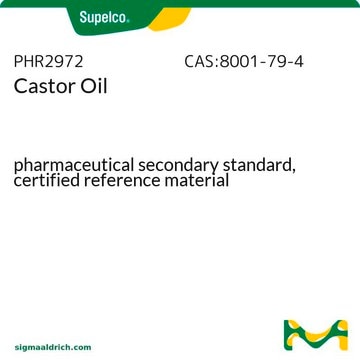 Castor Oil pharmaceutical secondary standard, certified reference material