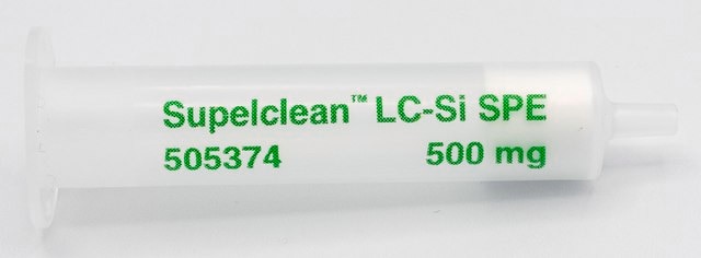 Supelclean&#8482; LC-Si SPE Tube bed wt. 500&#160;mg, volume 6&#160;mL, pk of 30