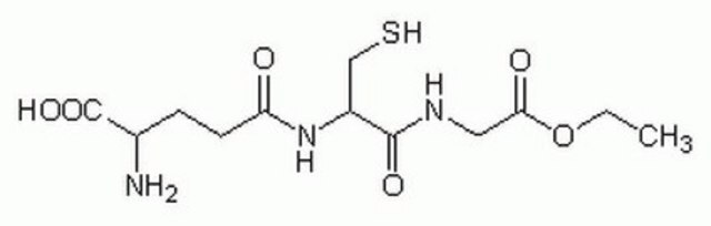 Glutathione Monoethyl Ester Cell-permeable derivative of glutathione (GSH) that undergoes hydrolysis by intracellular esterases to release GSH.