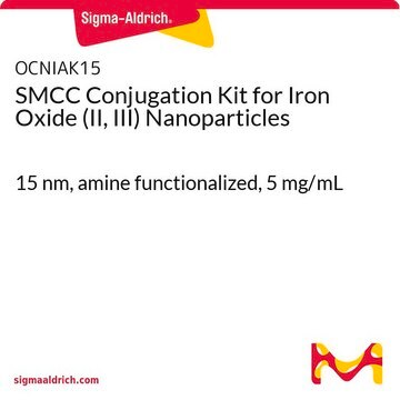 SMCC Conjugation Kit for Iron Oxide (II, III) Nanoparticles 15&#160;nm, amine functionalized, 5&#160;mg/mL