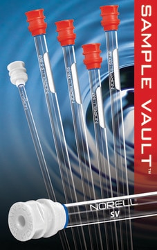 Norell&#174; Sample Vault Series&#8482; NMR tubes standard wall, closed cap, frequency 950 MHz, diam. × L 5&#160;mm × 178&#160;mm