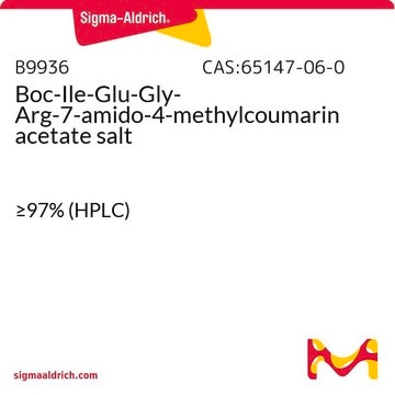 Boc-Ile-Glu-Gly-Arg-7-amido-4-methylcoumarin acetate salt &#8805;97% (HPLC)