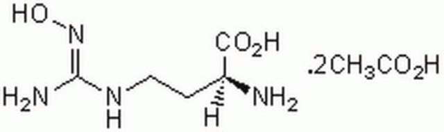 N&#969;-Hydroxy-nor-L-arginine, Diacetate Salt A potent, selective, competitive, and high affinity inhibitor of arginase.