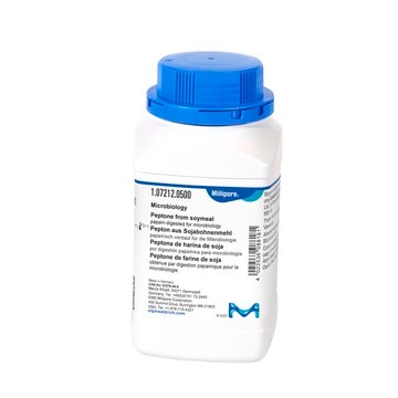 Peptone from soymeal papain-digested, suitable for microbiology