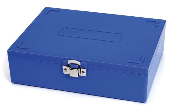 Tall Slide Box to hold, 100&#160;slide(s), blue