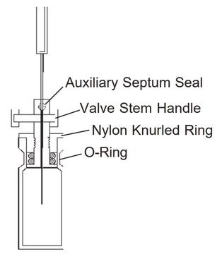 Mininert&#174; Valve, screw thread for use with 20/400&nbsp;mm thread, pkg of 12&#160;ea