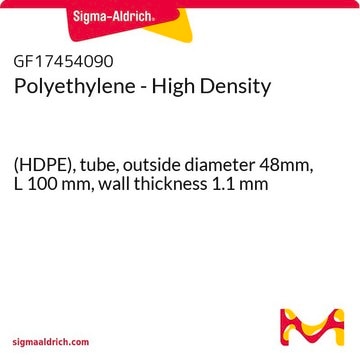 Polyethylene - High Density (HDPE), tube, outside diameter 48mm, L 100&#160;mm, wall thickness 1.1&#160;mm