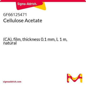 Cellulose Acetate (CA), film, thickness 0.1&#160;mm, L 1&#160;m, natural