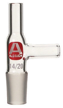 Aldrich&#174; septum-inlet adapter with side-arm joint: ST/NS 19/22