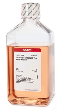 EX-CELL&#174; CD HEK293 Viral Vector Medium Chemically defined, animal component-free, without L-glutamine, liquid, sterile-filtered, suitable for cell culture