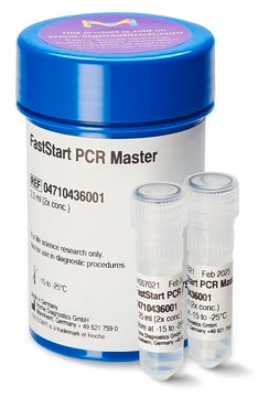 FastStart&#8482; PCR Master sufficient for &#8804;100&#160;reactions (04710436001), sufficient for &#8804;400&#160;reactions (04710444001), sufficient for &#8804;2,000&#160;reactions (04710452001)