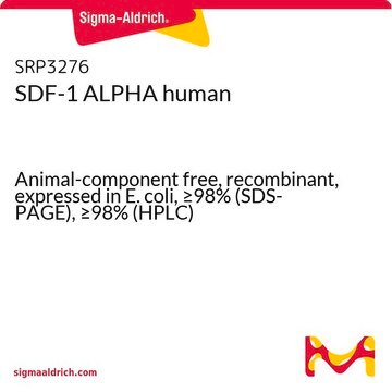 SDF-1 ALPHA human Animal-component free, recombinant, expressed in E. coli, &#8805;98% (SDS-PAGE), &#8805;98% (HPLC)