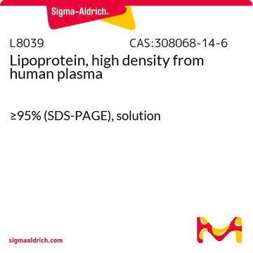 Lipoprotein, high density from human plasma &#8805;95% (SDS-PAGE), solution