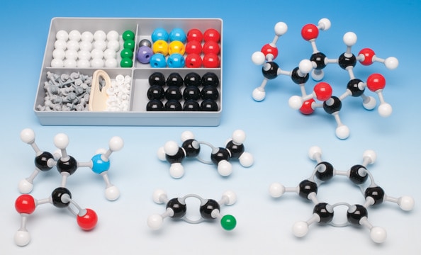 Molymod&#174; molecular model set teacher/researcher set, organic stereochemistry