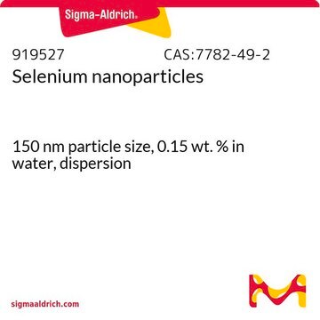 Selenium nanoparticles 150&#160;nm particle size, 0.15&#160;wt. % in water, dispersion