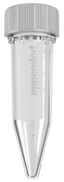 Eppendorf&#174; Tubes 5.0 mL sterile, 5.0&#160;mL, colorless, pkg of 200&#160;tubes (2 bags of 100 tubes), with screw cap