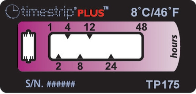 Timestrip PLUS&#8482; 8 °C 48 hours