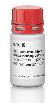 Lithium modified silica nanoparticles pore size non-porous, 400&#160;nm particle size