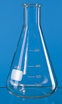 BRAND&#174; Erlenmeyer flask with beaded rim and graduation, narrow mouth volume 50&#160;mL