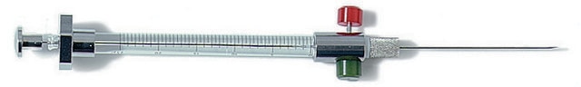 Valco&#174; Precision Sampling Syringe, Series A-2, Removable needle volume 500&#160;&#956;L, bevel tip stainless steel needle (point style 2), needle L × O.D. × I.D. 2&#160;in. × 0.029&#160;in. × 0.012&#160;in.