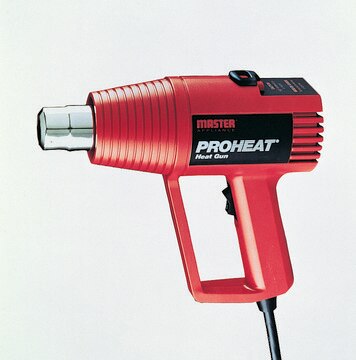 PROHEAT&#174; heat gun PH-2100, AC/DC input 220 V AC, 3 - 6 A, Schuko plug