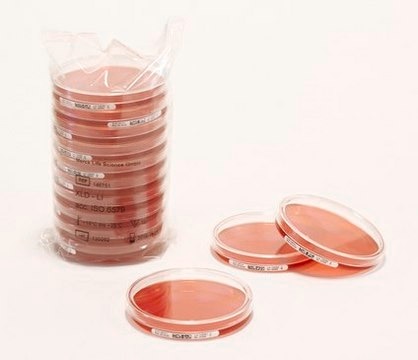 Readyplate XLD Agar acc ISO 6579 For isolation and differentiation of Salmonella, box of 20&#160;plates, plate diam. 90&#160;mm