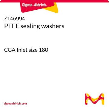 PTFE sealing washers CGA Inlet size 180