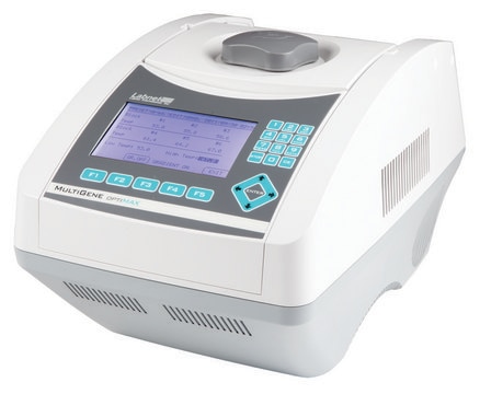 Labnet MultiGene&#8482; OptiMax thermal cycler temp. range 4-99.9 °C, AC/DC input 120 V AC