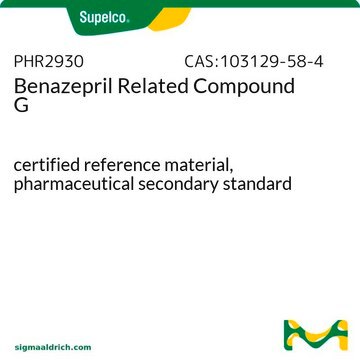 Benazepril Related Compound G certified reference material, pharmaceutical secondary standard