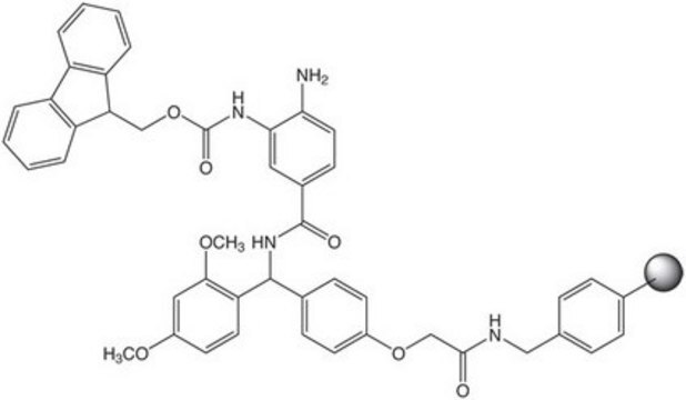 Dawson Dbz AM resin (100-200 mesh) 3-(Fmoc-amino)-4-aminobenzoyl AM resin (100-200 mesh) Novabiochem&#174;