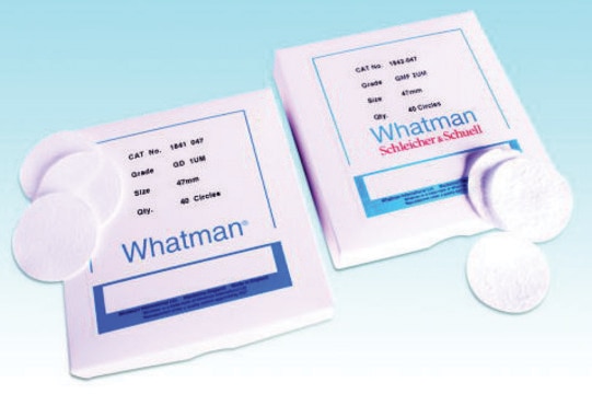 Whatman&#174; glass microfiber filters Multigrade GMF 150 diam. 47&#160;mm, pore size 2&#160;&#956;m