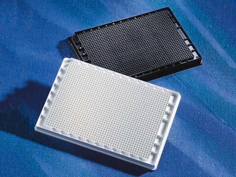 Corning&#174; NBS&#8482; 1536 well plates, without lids 1536 well plate, polystyrene, NBS surface, non-sterile, 50/cs