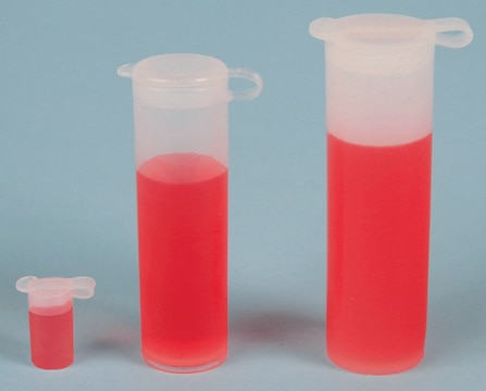 Sample vials with captive closure capacity 0.13&#160;mL