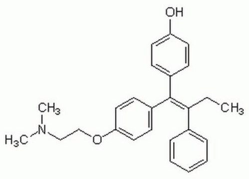 Tamoxifen, 4-Hydroxy-, (Z)- A cell-permeable, active metabolite of Tamoxifen that acts as a potent inhibitor of PKC. It is more potent than the parent compound and inhibits PKC by modifying its catalytic domain.