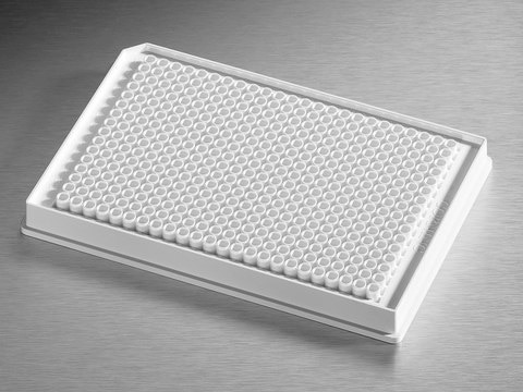 Corning&#174; 384 well microplate, low volume NBS&#8482; (non-binding surface), white polystyrene, flat bottom, non-sterile, lid: no, pack of 10