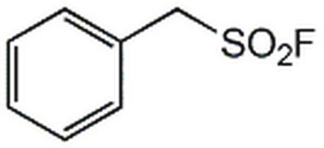 Phenylmethylsulfonyl Fluoride Phenylmethylsulfonyl Fluoride, CAS 329-98-6, is an irreversible inhibitor of serine proteases. It causes sulfonylation of the active-site serine residues.