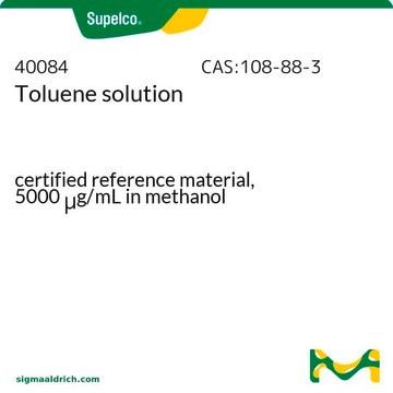 Toluene solution certified reference material, 5000&#160;&#956;g/mL in methanol