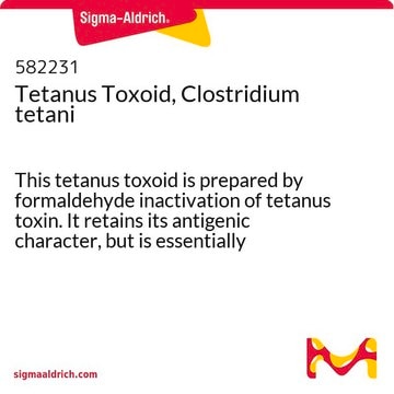 Tetanus Toxoid, Clostridium tetani This tetanus toxoid is prepared by formaldehyde inactivation of tetanus toxin. It retains its antigenic character, but is essentially nontoxic as determined by an LD&#8325;&#8320; in mice.