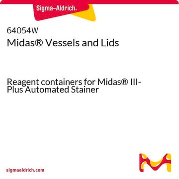 Midas&#174; Vessels and Lids Reagent containers for Midas&#174; III-Plus Automated Stainer