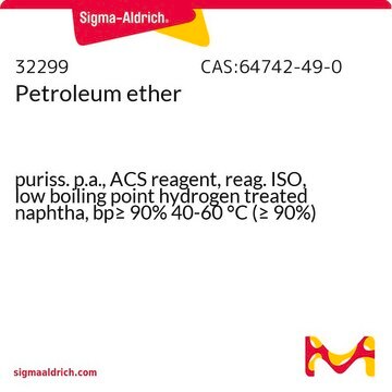 Petroleum ether puriss. p.a., ACS reagent, reag. ISO, low boiling point hydrogen treated naphtha, bp&#8805; 90% 40-60&#160;°C (&#8805; 90%)