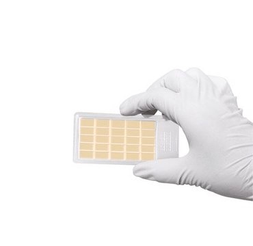 Hycon&#174; Contact Slides Tryptic Soy Agar, Lecithin, Histidine, Polysorbate 80, for bacteria, for yeasts, for molds, sterile; &#947;-irradiated, double packed of 20 or 100 units, suitable for surface monitoring