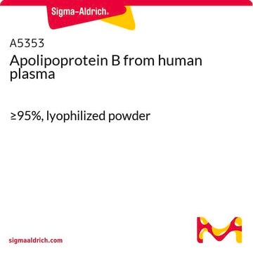 Apolipoprotein B from human plasma &#8805;95%, lyophilized powder