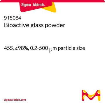 Bioactive glass powder 45S, &#8805;98%, 0.2-500&#160;&#956;m particle size