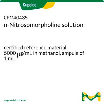 n-Nitrosomorpholine solution certified reference material, 5000&#160;&#956;g/mL in methanol, ampule of 1&#160;mL